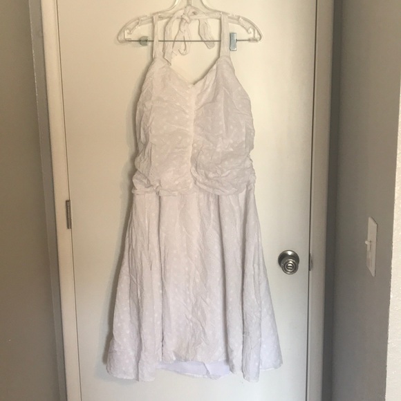torrid Dresses & Skirts - White Torrid Halter Swing Dress